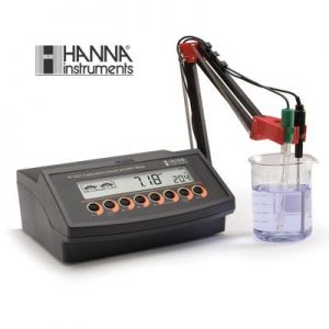 哈纳HANNA HI2221微电脑酸度pH-氧化还原ORP-温度°C测定仪
