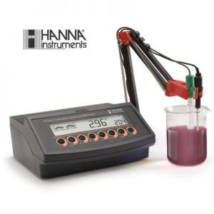 哈纳HANNA HI2222微电脑酸度pH-氧化还原ORP-温度°C测定仪