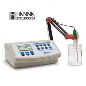 哈纳HANNA HI3221微电脑酸度pH-氧化还原ORP-离子浓度ISE-温度°C测定仪