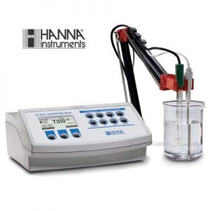 哈纳HANNA HI3222微电脑酸度pH-氧化还原ORP-离子浓度ISE-温度°C测定仪