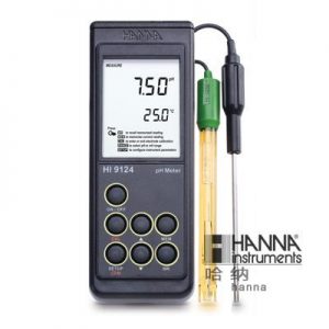 哈纳HANNA HI9124微电脑酸度pH-温度°C测定仪