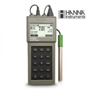 哈纳HANNA HI98183微电脑酸度pH-氧化还原ORP-温度°C测定仪