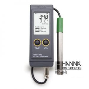 哈纳HANNA HI991002微电脑酸度pH-氧化还原ORP-温度°C测定仪(电镀槽、废水、游泳池、污水处理行业)