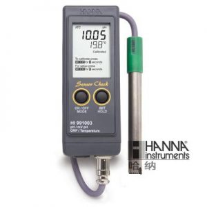 哈纳HANNA HI991003微电脑酸度pH-氧化还原ORP-温度°C测定仪(电镀槽、废水、游泳池、污水处理行业)