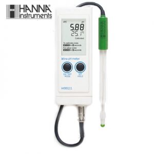 哈纳HANNA HI99111微电脑酸度pH -温度°C测定仪（葡萄酒行业）