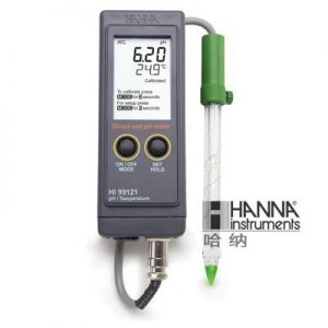 哈纳HANNA HI99121微电脑酸度pH -温度°C测定仪（土壤/农业）