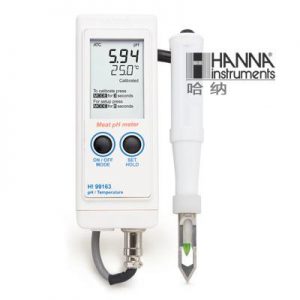 哈纳HANNA HI99163微电脑酸度pH -温度°C测定仪（肉类/食品行业）