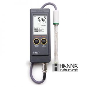 哈纳HANNA HI99171微电脑酸度pH -温度°C测定仪（纸业、皮革行业）