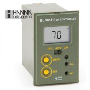哈纳HANNA BL981411镶嵌式微电脑酸度pH测定控制器